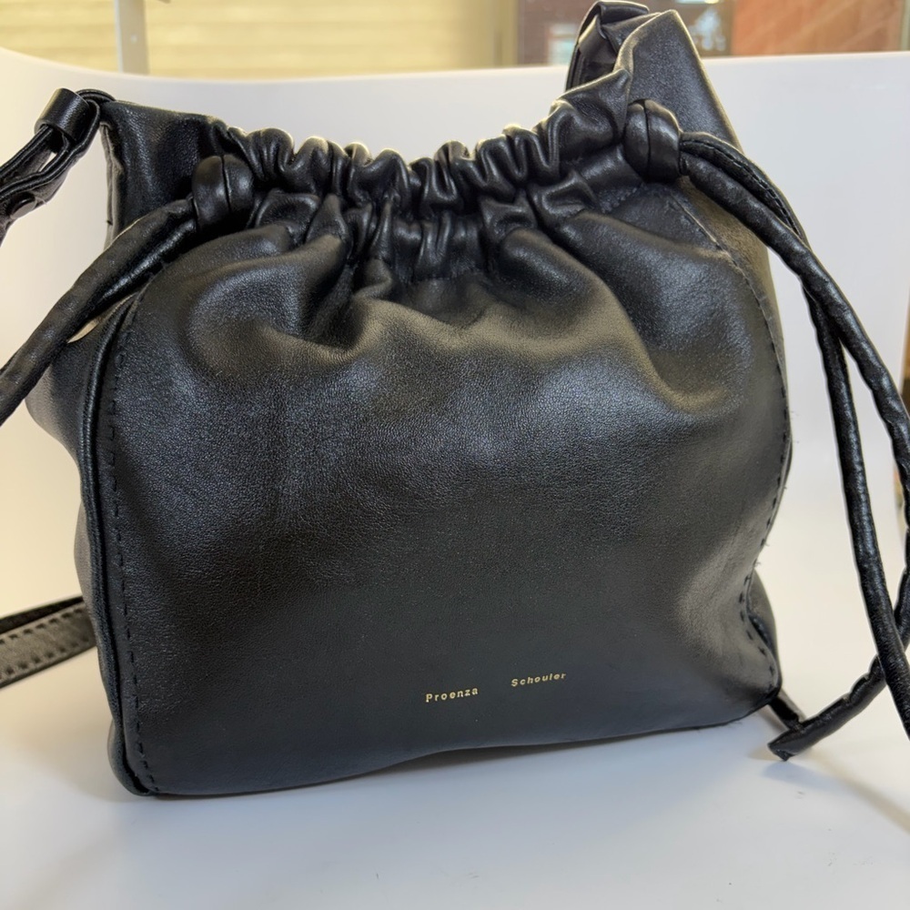 Proenza Schouler Black Matador Lambskin Bag in Nearly New Condition Drawstring